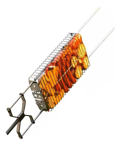Kanka - Canasta O Rejilla De Acero Inox. Para Asar Alimentos