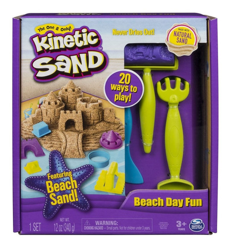 Kinetic Sand Arena Set Dia De Playa 6037424 - Toy Piola 