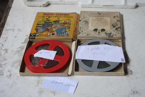 Filmes Super 8 Mm Com 2 Unidades 3 Patetas E Match Century (Usado)