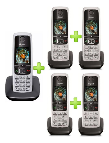 Imagen 1 de 5 de Telefono Inalambrico Gigaset C430 5 Handys Manos Libres