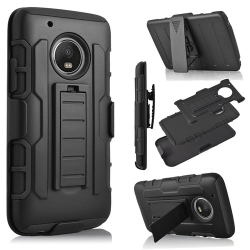 Case Armor Cover Holster Gorila Parante Gancho Moto G5