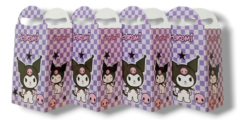 Kuromi Kit Para Fiestas De Cumpleaños Caja+plato+vaso 70 P Kuromi Kuromi Kuromi
