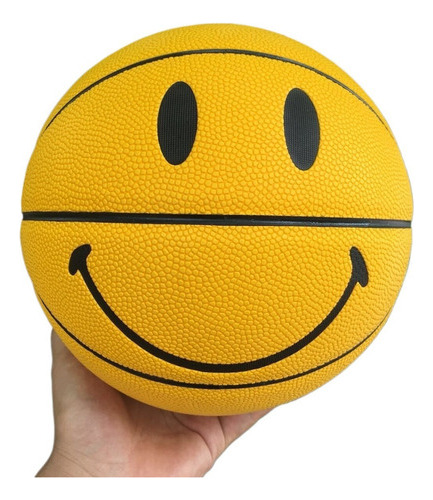 Baloncesto Sonriente Amarillo Partido Estándar 7 Baloncesto