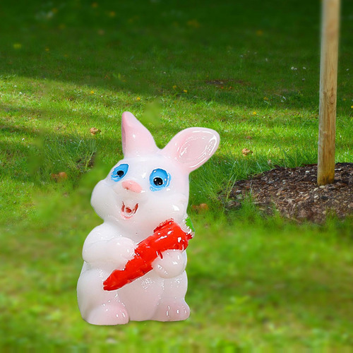 2 Figura De Pascua Micro Adornos De Paisaje Para Jardín