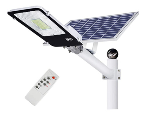 Lampara Solar 100w Led Alumbrado Publico Incluye Soporte