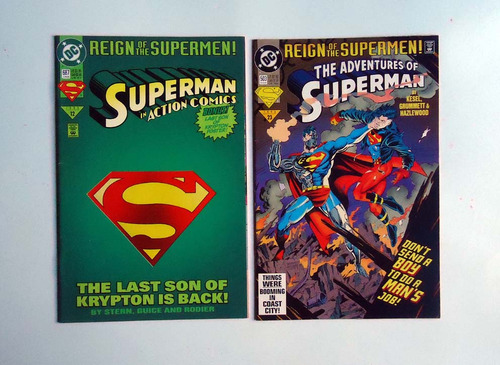 Hq Gibi Superman Reign Of The Supermen Importadas Uma C\ Pos (Usado)