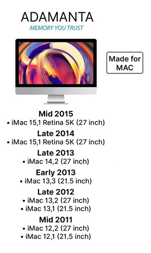 Ddr3 Generic 1600 Sodimm, (2 X 8 Gb) Para De Apple 16gb