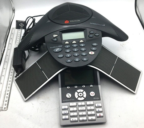 Polycom Lot Of 2 Soundstation Ip 7000 Speaker Phone, Sou Aac