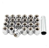 Comprar Juego De 32 Tuercas De Llanta Cromadas M14x1.5 Tuercas De Ll