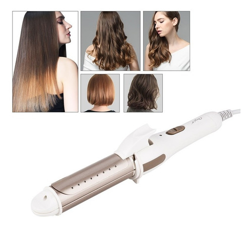 Modelador De Cachos E Alisamento Profissional De 20mm 2 Em 1