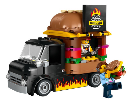 Lego City 60404 Burguer Truck - Original