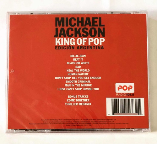 Michael Jackson - King Of Pop (cd) Éxitos Nuevo Sellado