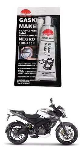 Formador Juntas Silicona Alta Temperatura Negro - Gb Motos