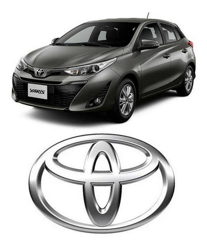 Emblema Grade Radiador Toyota Yaris 2018 2019 2020