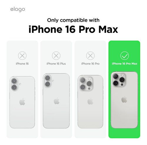 Carcasa De Silicona Para iPhone 16 Pro Max