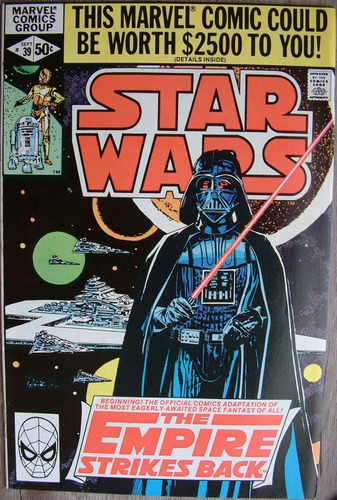 Star Wars Comic 39 Mint State Excelente Estado 1980 Original