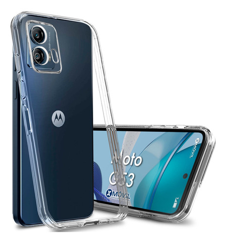 Funda Protector Transparente Para Motorola Acrigel Space Moto G53
