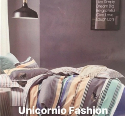 Imagen 2 de 5 de Funda Nórdica De Acolchado 2 Plazas + 2 Fundas De Almohada