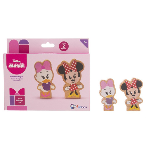 Juguete 2 Pack Figuras Madera Disney Minnie & Daisy