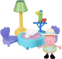 Comprar Peppa Pig Playset Peppa Sala De Té Con Loro Accesorios Y Luz