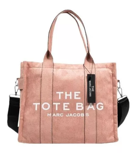 Marc Jacobs Bolsos The Tote Bag New Bolso De Lona Nused Gran Color Blanco  Diseño De La Tela Small (27*22*11 Cm