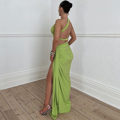 Traje De Falda Y Top De Tubo Sin Espalda Sexy Para Mujer