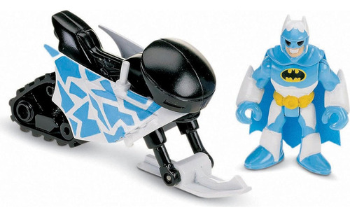 Fisher-price Batman Ártico Con Moto De Nieve