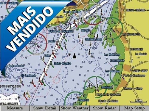 Imagem 7 de 7 de Carta Nautica Bluechart G2 Vision Digital 3d Garmin Brasil !