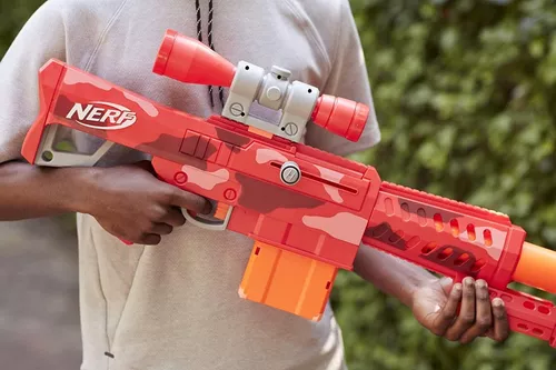 Brinquedo Lançador De Dardos Nerf Fortnite Sniper Pesada na