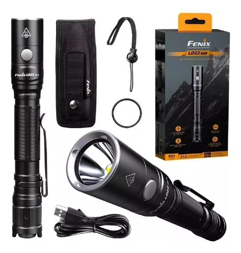 Linterna Fenix Ld22 V2.0 800 Lumens Recargable 214mts Alcanc