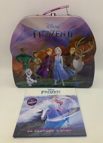 Cuento Frozen + Caja Contenedora Coleccion Disney Frozen Ii