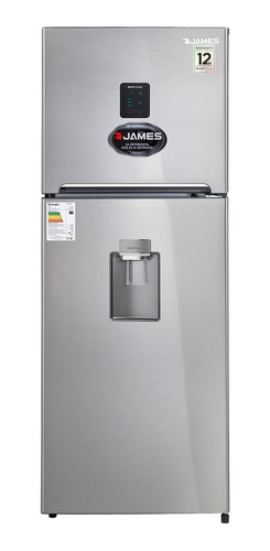 Heladera inverter no frost James J 501 INV INOX DE simil acero inoxidable con freezer 383L 220V - 240V