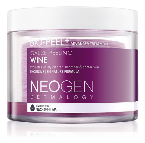 Neogen Dermalogy Almohadillas Exfoliantes Limpiadoras 191gr Momento De Aplicación Día/noche Tipo De Piel Peeling De Gasa - Vino