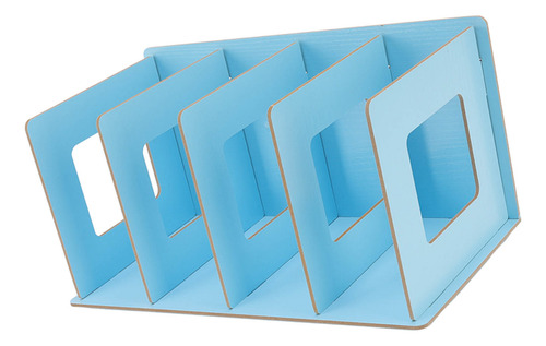 Estante De Escritorio Para Libros, De Madera, Ahorrador De E