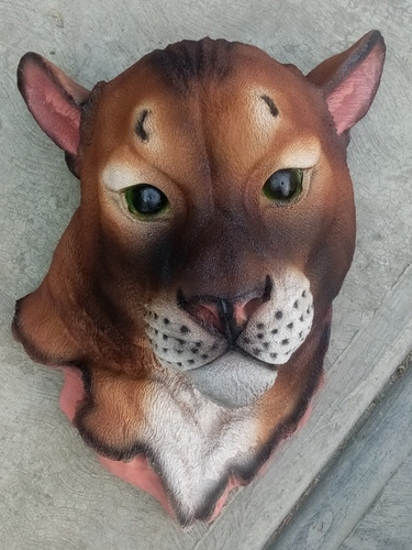 Cabeza De Puma, Figura De Resina 45x40