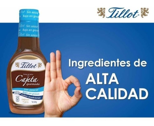 Cajeta Sin AzĂșcar Tillot Baja En Grasa 320g | Sugar Free