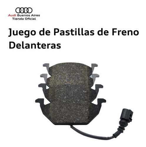 Imagen 3 de 7 de Juego Pastillas De Freno Delanteras Audi A3 2004 Al 2013