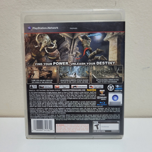 Prince Of Persia: The Forgotten Sands - Ps3 (Usado)