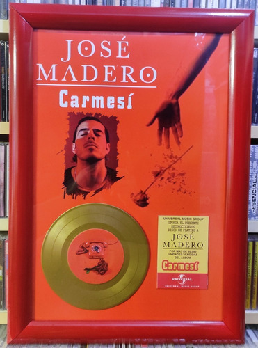 José Madero - Carmesí Disco De Colección Color Rojo