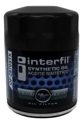 Filtro Aceite Sint Interfil Seat Ibiza 4cil 1.6l 2001-2012