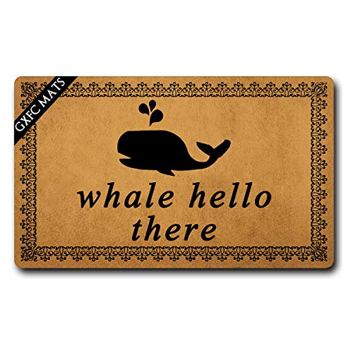 Tapete De Bienvenida Gxfc  Whale Hello There  Respaldo ...