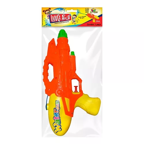 Lança Água Arminha Arma Pistola Brinquedo Water Gun 26Cm - Art Brink -  Lançadores de Água - Magazine Luiza