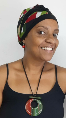 Turbante Para Quimioterapia, Lu By Lara, Com Proteção 50 Uv