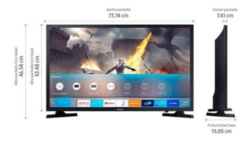 Televisor Smart Samsung 32 Hd Un32t4300 2020 Tdt Enviogratis