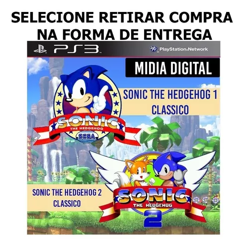 Sonic Heroes Classico Ps2 Jogos Ps3 PSN Digital Playstation 3