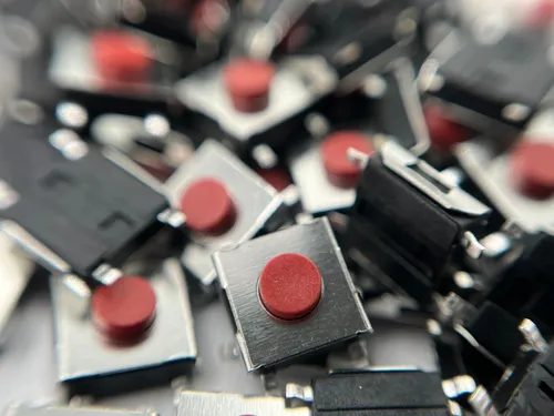 100 X Boton Pulsador Tactil Switch Smd 4 Pines 6x6x3mm