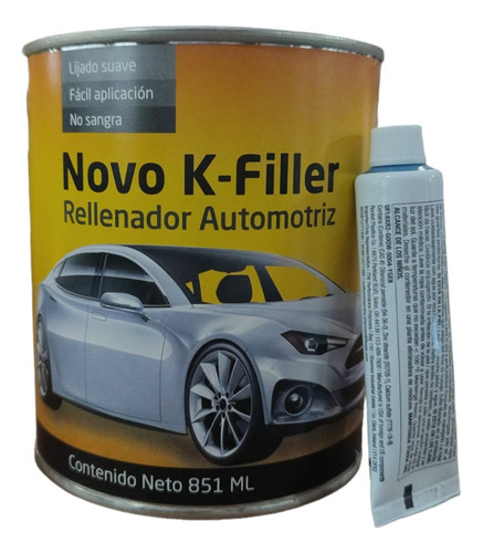 Kit Novo K-filler Rellenador Automotriz + Catalizador-axalta