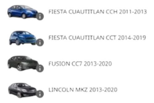 Chapa Delantera Derecha Fusión Mkz Edge Fiesta 2011-2020 Ori