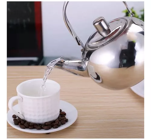 Tetera Con Infusor De Acero Inoxidable Para Cafe Te 800 Ml