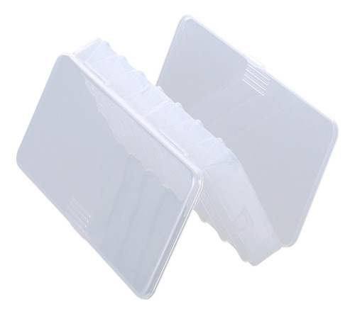 3 Caja Transparente Para Guardar Señuelos De Pesca 3 Piezas